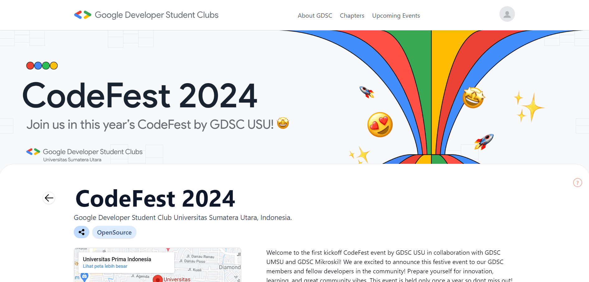 Google DSC USU Website